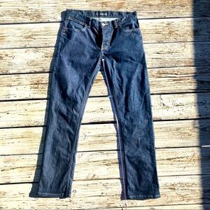 KR3W K Slim Dark Blue Jeans